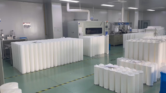 SWRO Desalination Plant ตลับกรองอุตสาหกรรม High Flow 40 นิ้ว OD152.4mm 5um