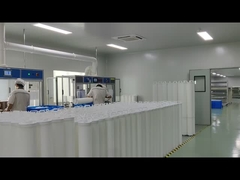 0.4-0.7m²ไส้กรองจีบ PP ความหนาแน่นสูงสำหรับการกรองรีเอเจนต์ความบริสุทธิ์