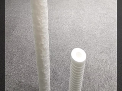 กระบอกกรองอากาศอุตสาหกรรม 115mm OD ความดันสูงสุด 21C การกรองแรงหนัก