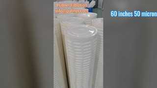 ตลับกรองน้ำไหลสูงขนาด 60 นิ้ว 50 ไมครอนสำหรับการบำบัดน้ำ