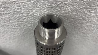 ตลับกรองจีบสักหลาดไฟเบอร์สแตนเลสขนาด 40 นิ้ว