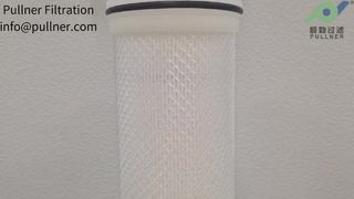 ตลับกรองการไหลสูง 60 "สำหรับการกลั่นน้ำมันปาล์ม | สื่อจีบ PET อุณหภูมิสูง