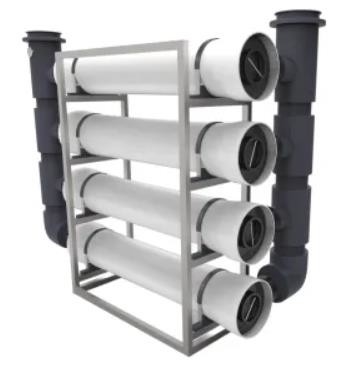 RO Prefiltration ไฟเบอร์กลาสเมมเบรนคาร์ทริดจ์ตัวกรอง FRP สำหรับของเหลวที่มีฤทธิ์กัดกร่อน