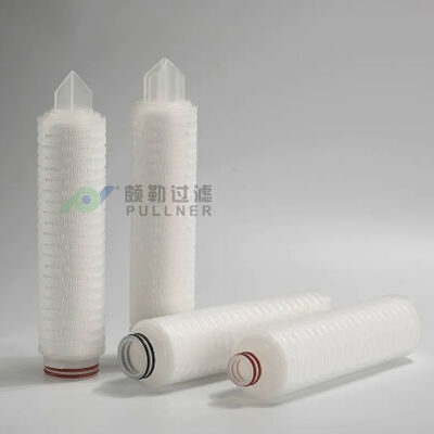 คาร์ทริจ์กรอง PTFE ทั้งหมดเทฟลอนที่มีวัสดุ PVDF สําหรับการใช้งานที่ทนต่อสารเคมีและฝนน้อย