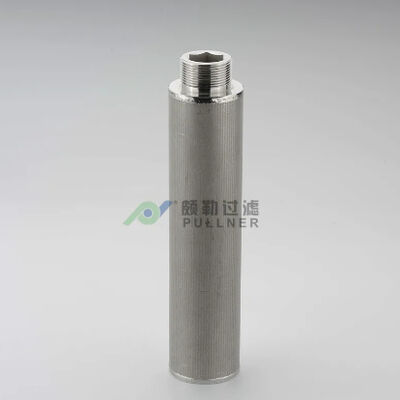 10 นิ้ว 316L สแตนเลส Sintered Mesh Filter Cartridge ด้วยอุณหภูมิสูงและความทนทานต่อการกัดกร่อนสําหรับการใช้งานระดับสูง