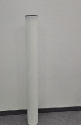 คาร์ทรีจกรองระบายน้ําสูง 60 นิ้ว พร้อมสื่อ polypropylene pleated สําหรับการกรองน้ํา 0.1um-100um