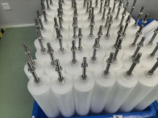 เครื่องกรองเคลือบคอนเดนเซตขนาด 40 นิ้ว ความเร็วการไหล 3.5m3/h ~ 4.5m3/h สําหรับโรงงานไฟฟ้าเพื่อกําจัดไอรอนอ๊อกไซด์