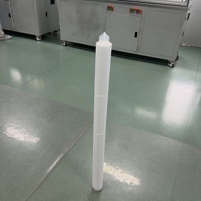 ELPP Series Electronic Grade Low Extractable Adhesive-Free High Purity PP Nano Fiber Filter Cartridge with 0.1-25μm Filtration Precision