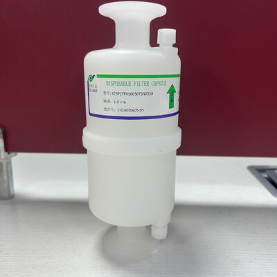 ไส้กรองแคปซูล PTFE อัตราการไหลต่ำสำหรับอุตสาหกรรมอิเล็กทรอนิกส์