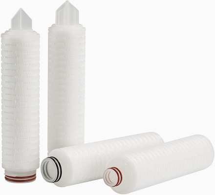 80C อุณหภูมิการทํางานสูงสุด คาร์ทริจการกรอง pleated สําหรับการกรองอุตสาหกรรม