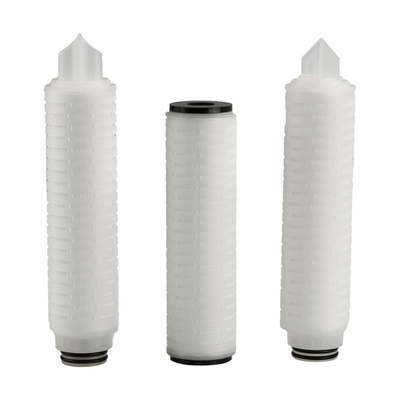 คาร์ทริจกรองกรอง pleated อัตราการไหลสูงสําหรับการ sterilization น้ําร้อนไหล 85C / 30 นาที
