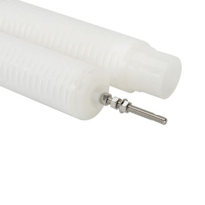 เครื่องกรองเคลือบคอนเดนเซตขนาด 40 นิ้ว ความเร็วการไหล 3.5m3/h ~ 4.5m3/h สําหรับโรงงานไฟฟ้าเพื่อกําจัดไอรอนอ๊อกไซด์