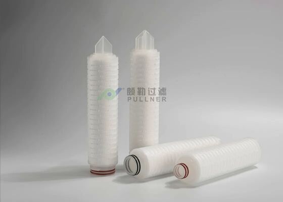 คาร์ทริจ์กรอง PTFE ทั้งหมดเทฟลอนที่มีวัสดุ PVDF สําหรับการใช้งานที่ทนต่อสารเคมีและฝนน้อย
