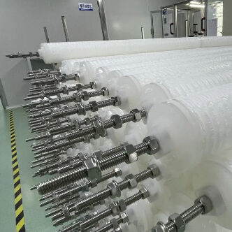 PHFZ ซีรีส คาร์ทริจกรองกรอง pleated Backflushable สําหรับการกําจัดเหล็กในโรงงานไฟฟ้า น้ําหมุนกับ 40 "และ 30" การออกแบบ welded