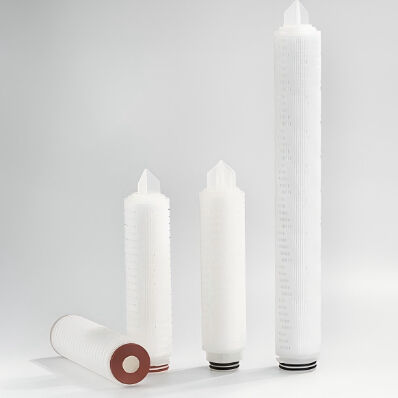 PN Series ไนลอน Membrane Filter Cartridge กับไนลอน6 / ไนลอน66 แผ่นผิวไฮโดรฟิลิคธรรมชาติ ความขวางสูงและการกระจายไมโครโพโรสแบบเดียวกัน
