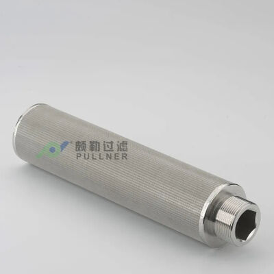 10 นิ้ว 316L สแตนเลส Sintered Mesh Filter Cartridge ด้วยอุณหภูมิสูงและความทนทานต่อการกัดกร่อนสําหรับการใช้งานระดับสูง