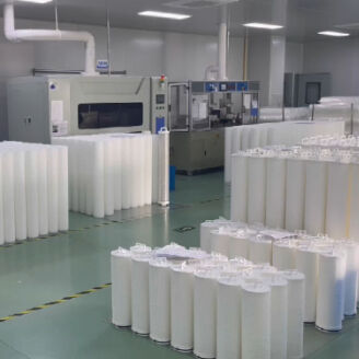 กระบอกกรองระบายน้ําสูงขนาด 60 นิ้ว ที่มีความสามารถในการเก็บฝุ่นสูงและอัตราการไหลของ 110m3/h สําหรับการทําความสะอาดน้ํา