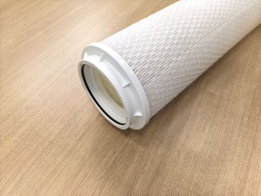 การเชื่อมต่อที่กําหนดเอง คาร์ทรีจกรองระบายน้ําสูงขนาดใหญ่ สําหรับการกรองน้ําทะเล โดยใช้วัสดุพอลิโปรพีเลน
