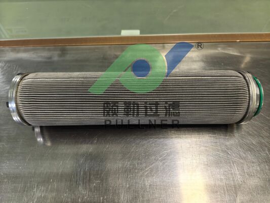 ฝาปิดปลายไส้กรองแบบกำหนดเอง: ไส้กรองแบบจีบสแตนเลส 316L ขนาด 10 นิ้ว ใยสังเคราะห์เผาผนึกสำหรับกรองอุตสาหกรรมอุณหภูมิสูง