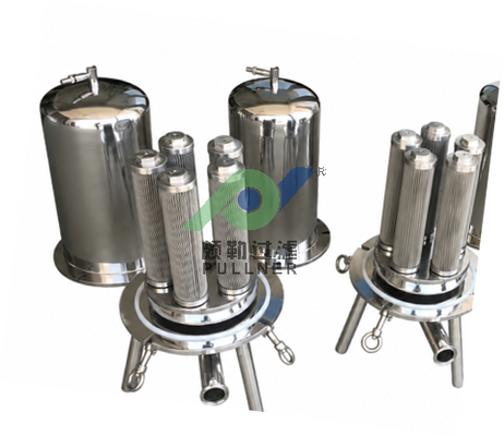 ตัวกรองแบบหลายตลับที่ได้รับการรับรองมาตรฐาน ISO SS304/316L สำหรับการบำบัดน้ำ RO ล่วงหน้าและการบำบัดน้ำอุตสาหกรรม
