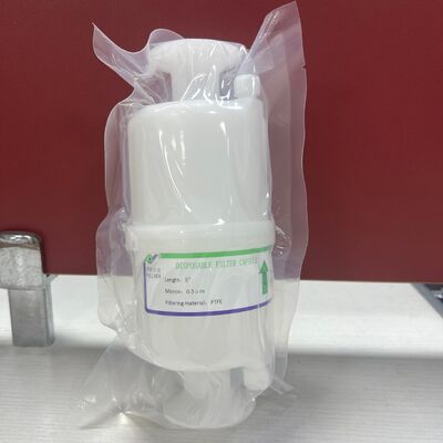 ไส้กรองแคปซูล PTFE อัตราการไหลต่ำสำหรับอุตสาหกรรมอิเล็กทรอนิกส์