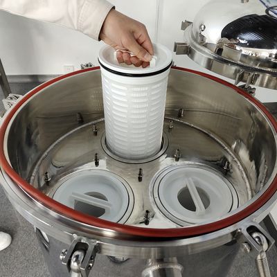 การเปลี่ยน Pp อย่างรวดเร็วเปลี่ยนอัตราการไหลสูงองค์ประกอบตัวกรองตลับกรองอุตสาหกรรมเคมี